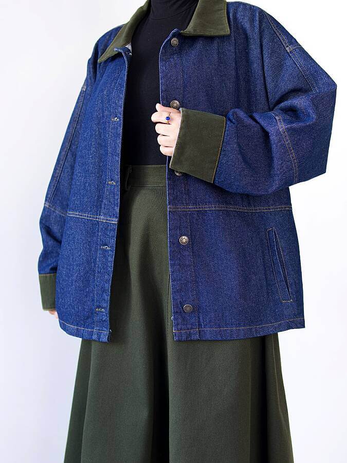 90s Denim Jacket Oversize - 1